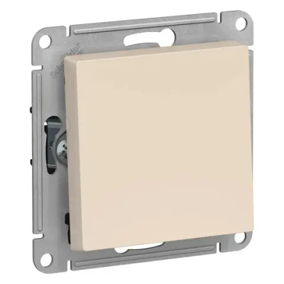 ATLASDESIGN 1-клавишный ПЕРЕКРЕСТНЫЙ ПЕРЕКЛЮЧАТЕЛЬ, сх.7, 10АХ, механизм, БЕЖЕВЫЙ