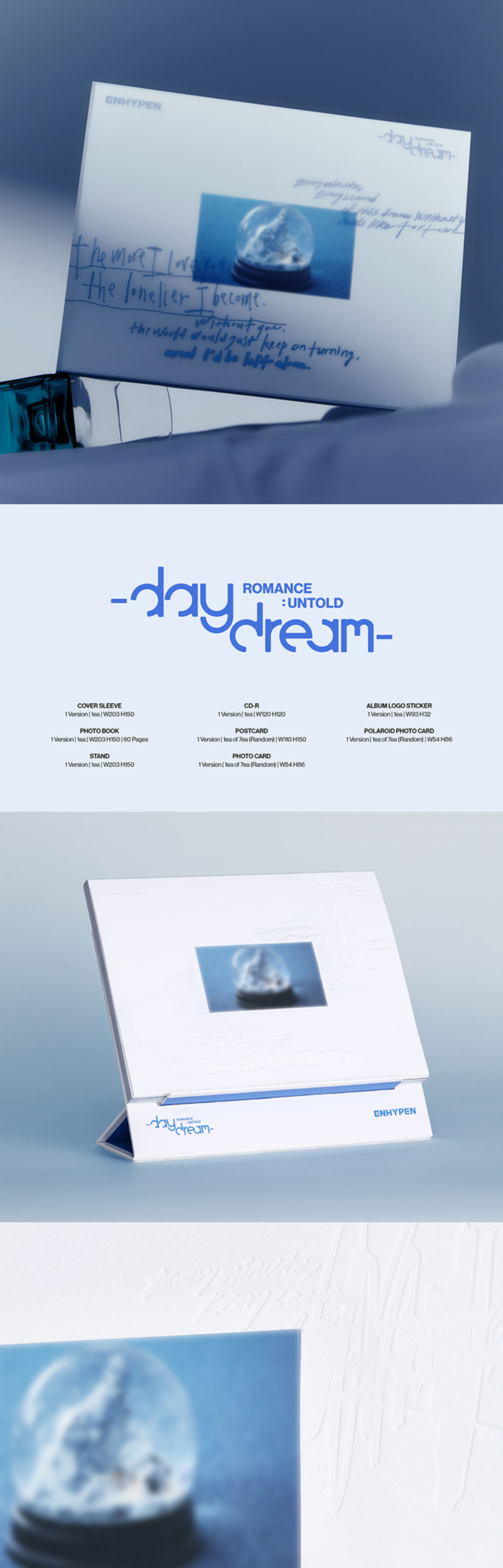 Альбом ENHYPEN - ROMANCE : UNTOLD -daydream- (JAPAN Edition)
