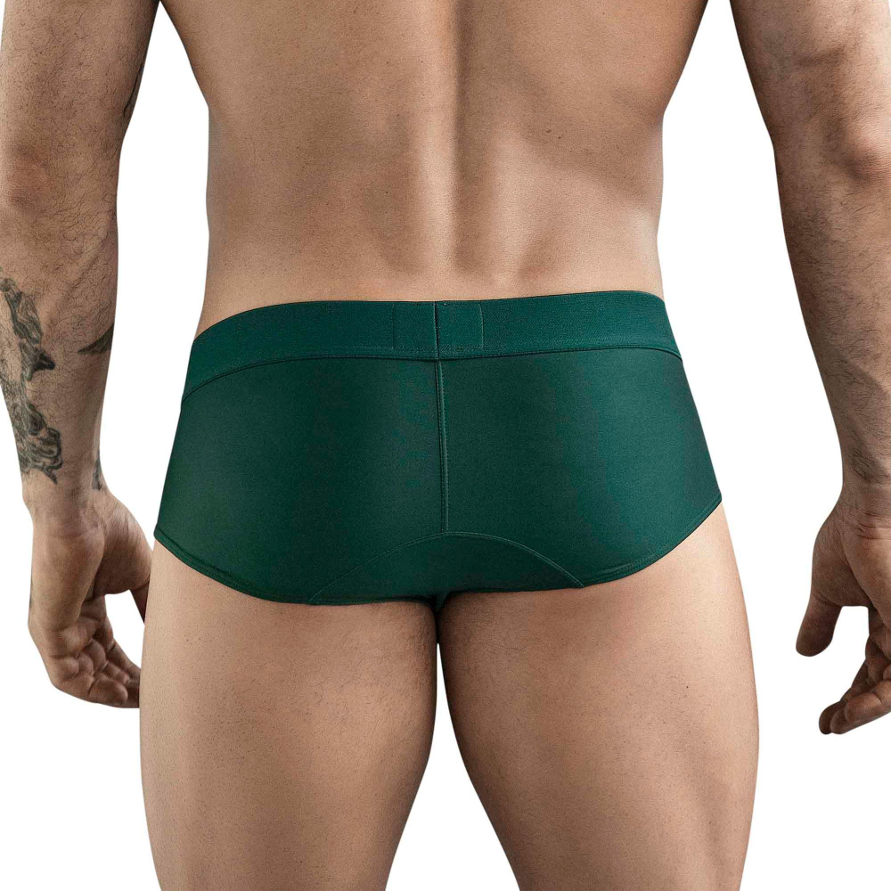 Темно-зеленые мужские трусы-брифы Clever Sapphire Brief