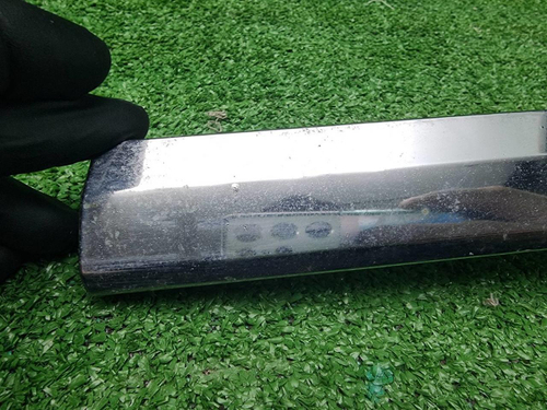 Молдинг переднего бампера VW Touareg 2 NF (14-18)