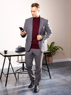 Джемпер Турция тонкий теплый с горлом