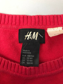 Джемпер H&M стильный на 12/14 лет