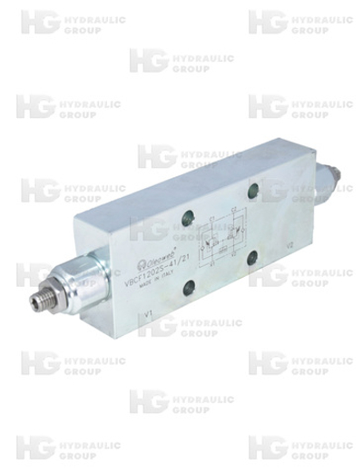 Тормозной клапан двухсторонний VBCF1202S 1/2"-15U