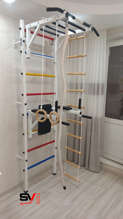 Монтаж шведской стенки Sv Sport в пеноблочные, газоблочные стены