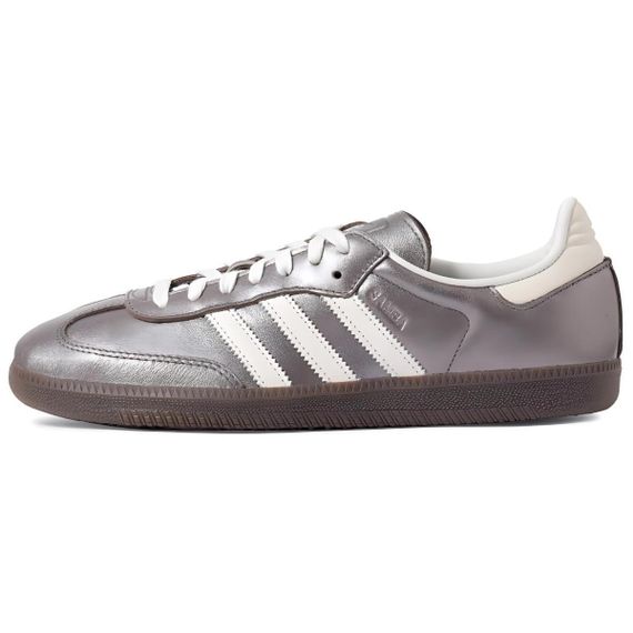 Кроссовки adidas originals SAMBA OG для скейтборда Низкие темно-черно-белые/Неритово-белые Унисекс