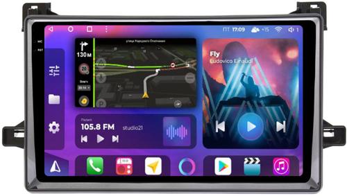 Магнитола для Toyota Prius 50, PHV 2015-2018 - FarCar BM9-2K-9528 монитор 9.5" 2K QLED на Android 14, Быстрая, CarPlay, 4G SIM-слот