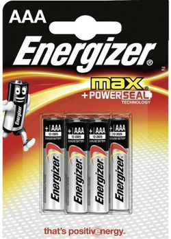 Батарейка ENERGIZER LR03 Max Plus алкалиновая блистер  4шт