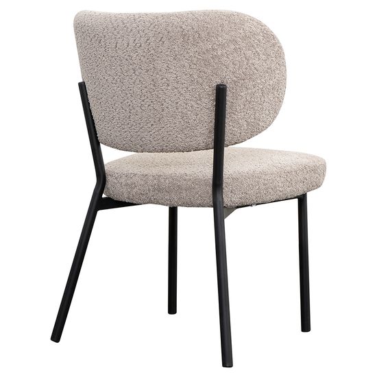 Стул robbi, букле, серо-бежевый