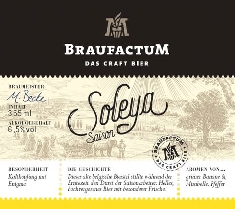 Пиво Braufactum Soleya