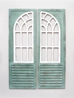 Панно деревянное "Фальш-окно" 123*80 см