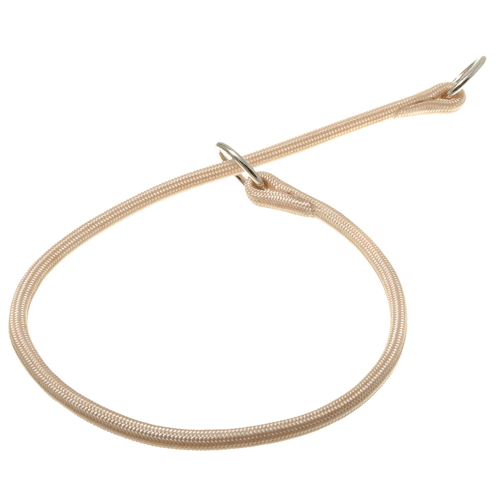 V.I.PET Ошейник-удавка с 2-я кольцами круглый 6 мм, 45 см