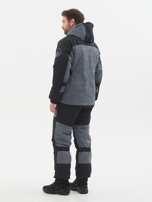 Костюм зимний Горка-Люкс ткань Breathable Camo цвет Серый