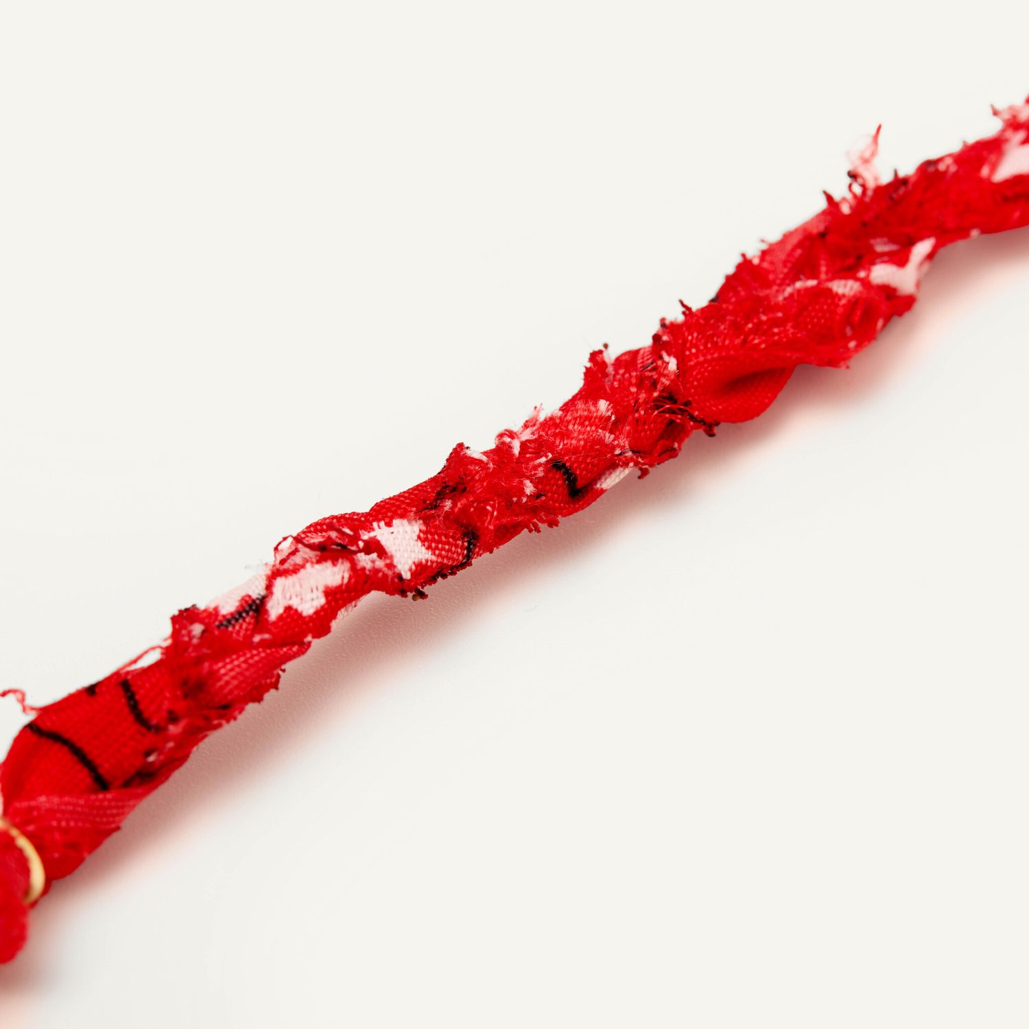 Колье Braded Bandana Necklace - Red