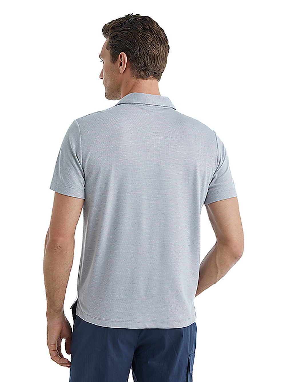 Футболка поло мужская Pasific Ocean Loungewear серый