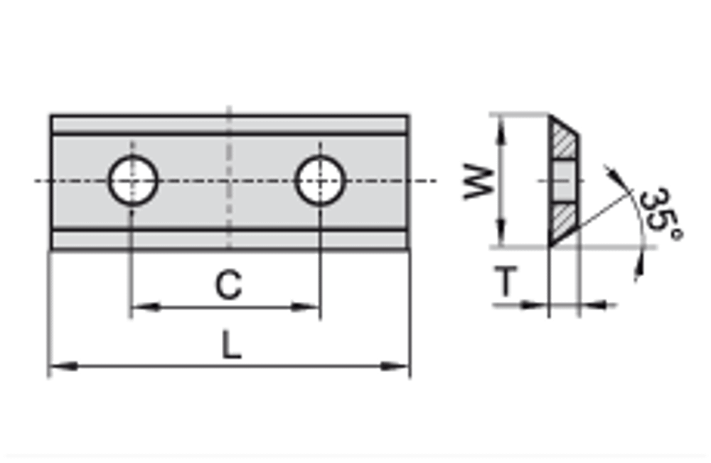 Нож сменный KCR08 CERATIZIT 80358835