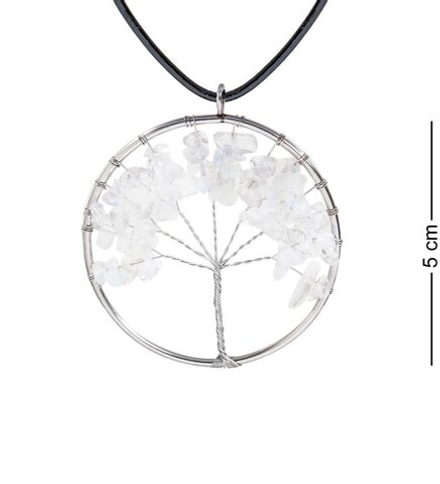 NP-02/1 Кулон с камнями «Горный хрусталь»