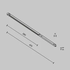 Трековый светильник Точки / Points Exility X 2700-6000K 6Вт 40° Dim Dali2 Technical tr241-4-6wtw-dd2-b