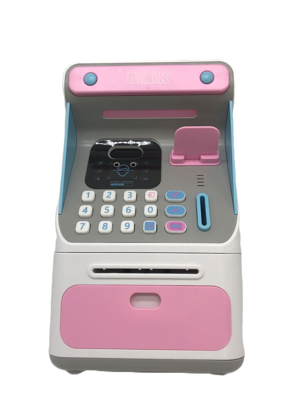 Игрушка Копилка Банк, цвет розовый (7010A)