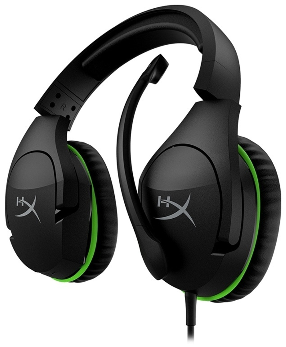 Наушники HyperX CloudX Stinger HX-HSCSX-BK/WW черно-зеленый