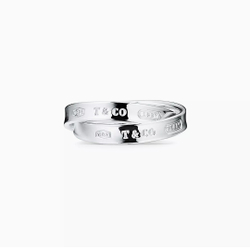 Кольцо из серебра 925 , в виде переплетающихся колец Tiffany, Тиффани. Эксклюзив 💝