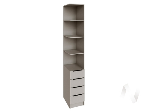 Угловое завершение Мадрид 0;35 с 4 ящ. левое (кашемир)