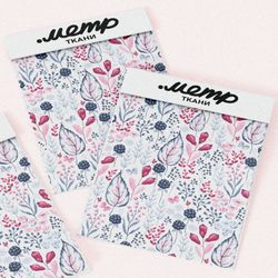 Ткань таффета весенний богатый букет