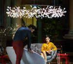 Pendant design lamp  Heracleum  Big O by Moooi (Brass,  D105)