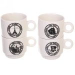 Набор кружек на стойке 280мл «Путешествия»