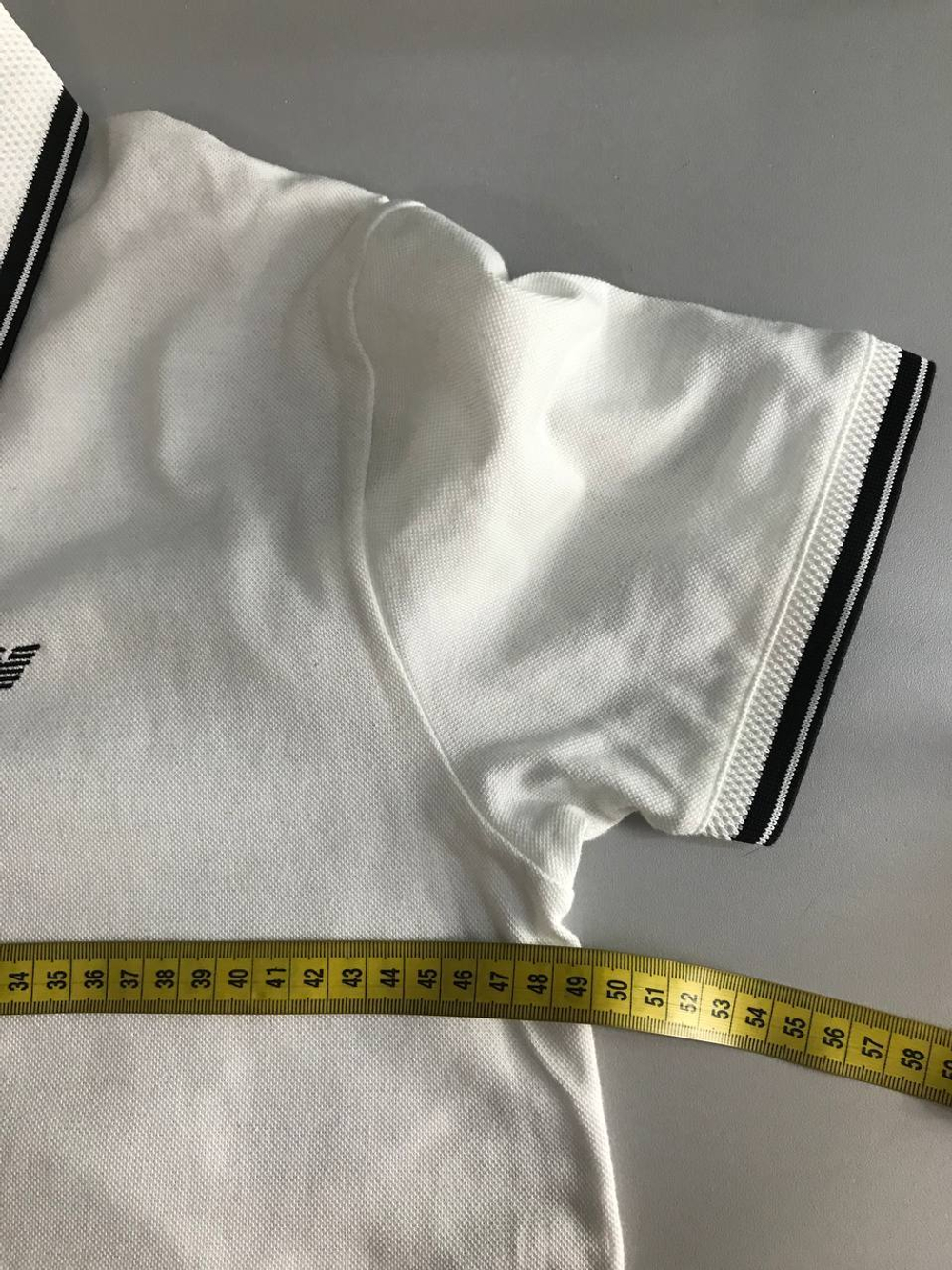 Футболка-поло Emporio Armani на каждый день, маркировка S, визуально 46 размер