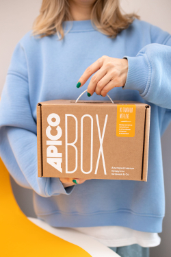 Набор тайские продукты APICO BOX №1 "Из Таиланда with love", подарочный набор из 7-ми тайских продуктов, подарок на Новый год