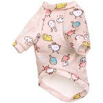 Кофта - толстовка для мелких пород собак «BRO Style», принт птички, р XL