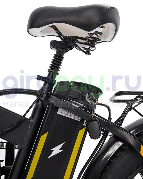 Электровелосипед Minako F10 Pro Dual 48V/20Ah (полный привод) 2025 года - Желтый обод