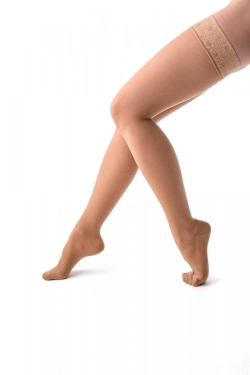 Чулки компрессионные MEDIVEN ELEGANCE на широкое бедро c закрытым носком арт.289W