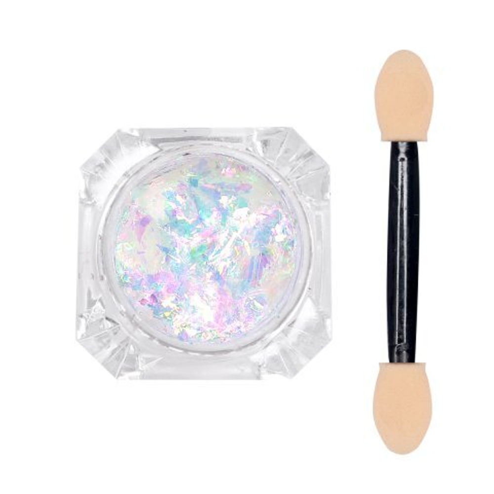 Втирка для ногтей Global Fashion, Transparent est chameleon 03