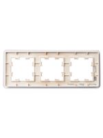 BRITE Рамка 3-местная РУ-3-2-Бр стекло дымчатый RE IEK
