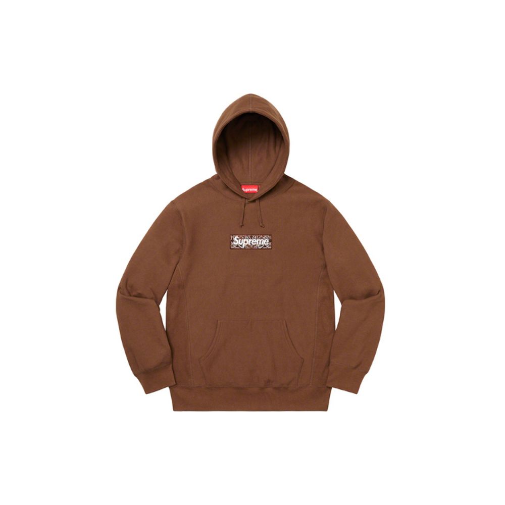 Supreme FW19 Week 16 Bandana Box Logo Hooded Sweatshirt