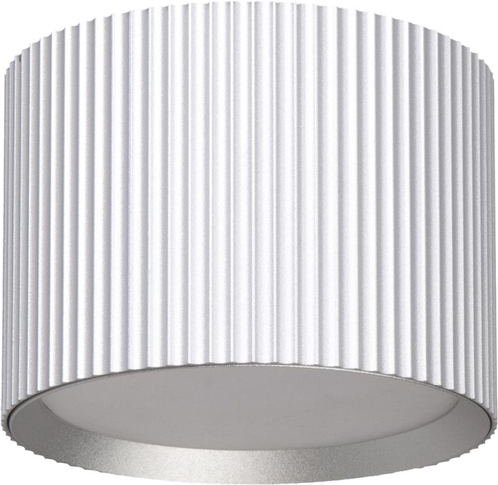 Светильник потолочный Feron HL458 Barrel ARIA 12W, 230V, GX53, серебро