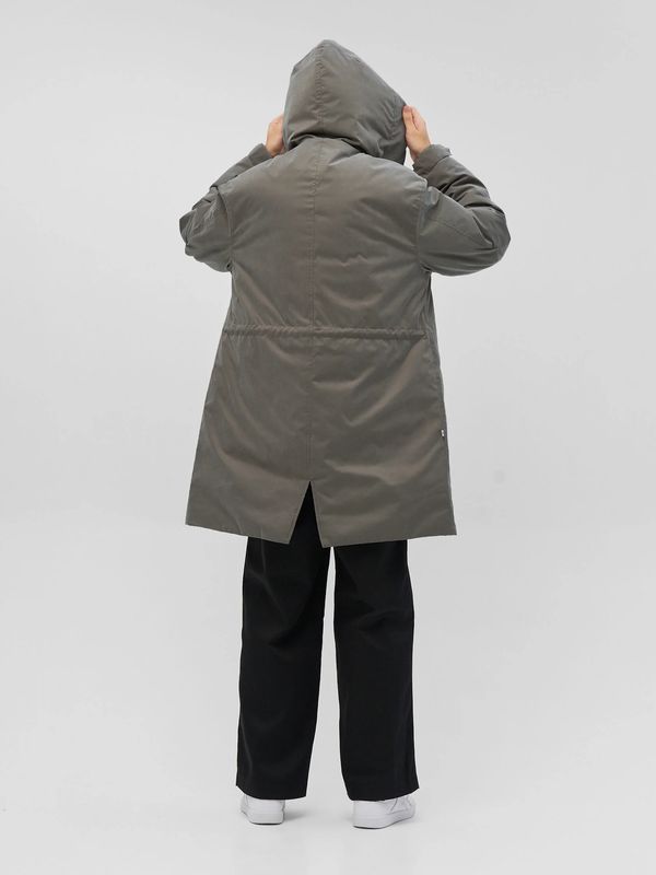 Парка утепленная хаки - фото 2