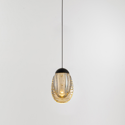 Подвесной светильник MD25090022-1A matt black/champagne