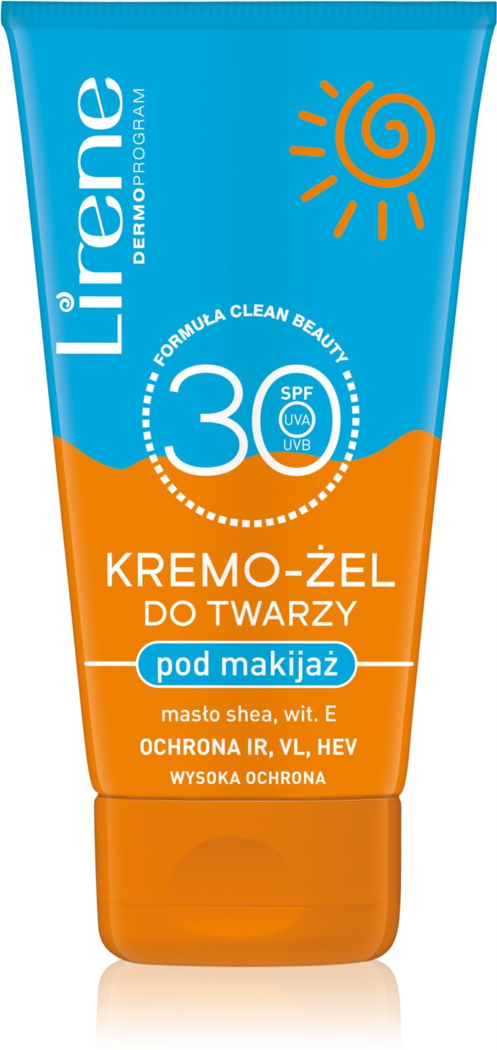 Lirene Sun care - защитная база под макияж SPF 30 /   50  ml  / GTIN 5900717317727