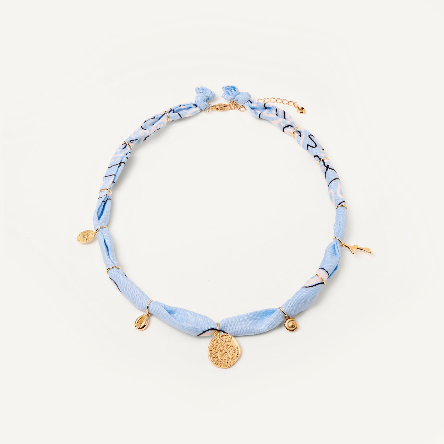 Колье Bandana Necklace - Light Blue