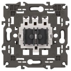 14-1110-99 ЭРА Переключатель для жалюзи (кноп), 10АХ-250В, Elegance, механизм | Elegance Переключатель для жалюзи