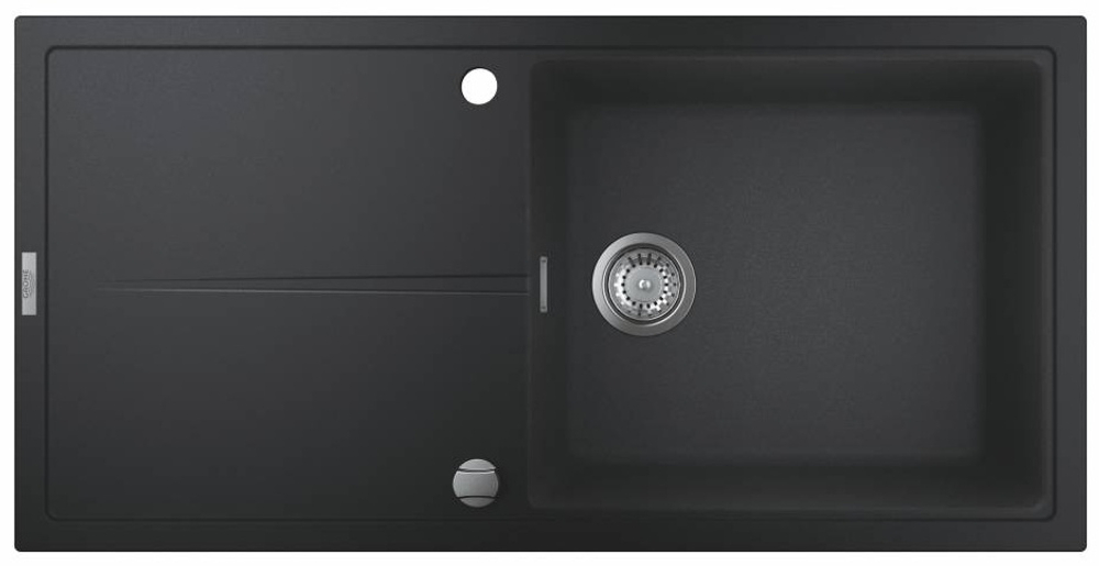 Мойка композитная GROHE K400, 1000 x 500 мм, черный гранит (31641AP0)