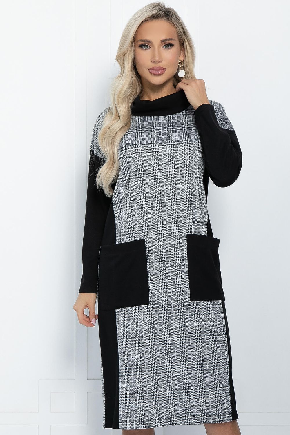 Платье Брэтта (светло-серое) П11355 LT Collection