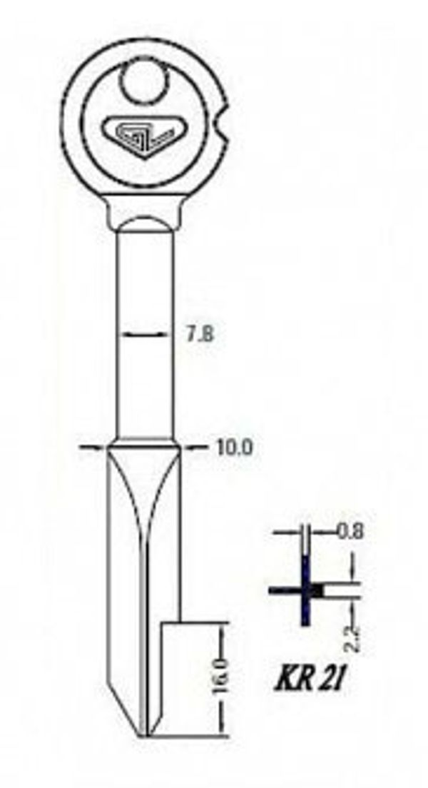 Заготовка крест KR-21 (Гравер)