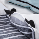 Комплект постельного белья Делюкс Сатин 100% хлопок на резинке LR362