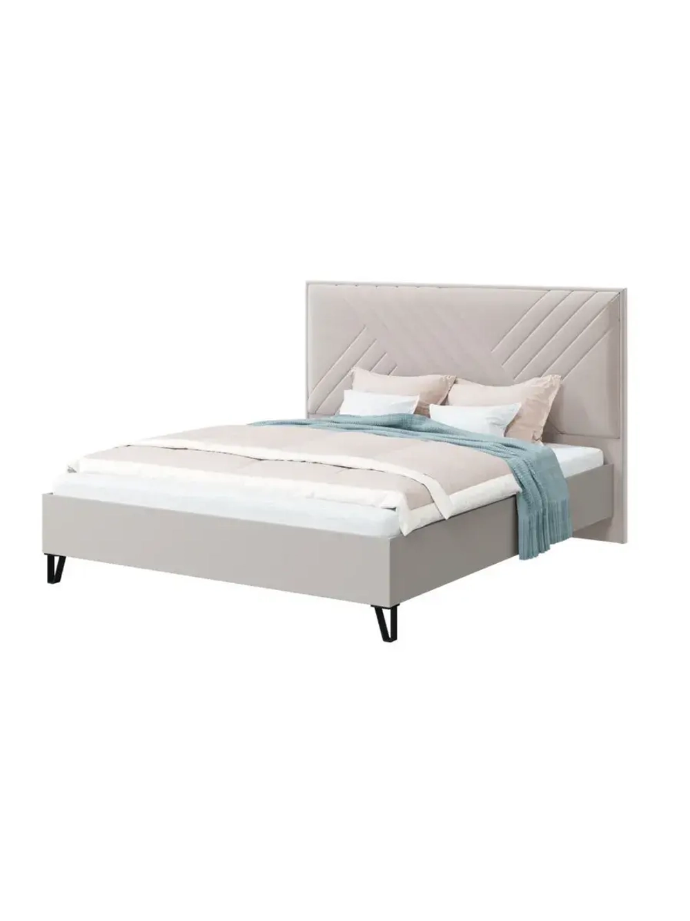 Кровать двухспальная 180х200 Белая