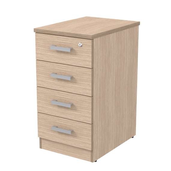 2ТЗ.002.2 Тумба приставная с топом, замок (550*394*750)