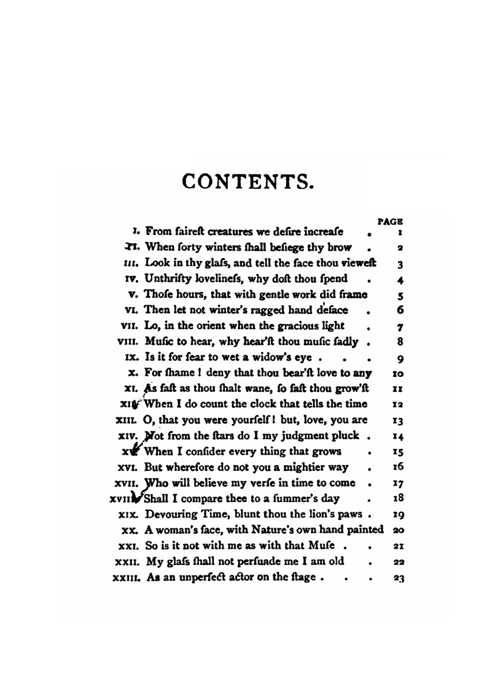 The sonnets of Shakespeare | У.  Шекспир