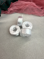 Нитки для оплетки проволоки, полиэстер, №16 Белый